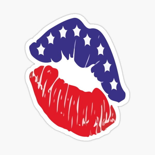 Patriotic Lips Svg Free