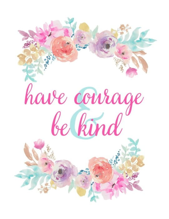 Have Courage And Be Kind Cinderella Svg