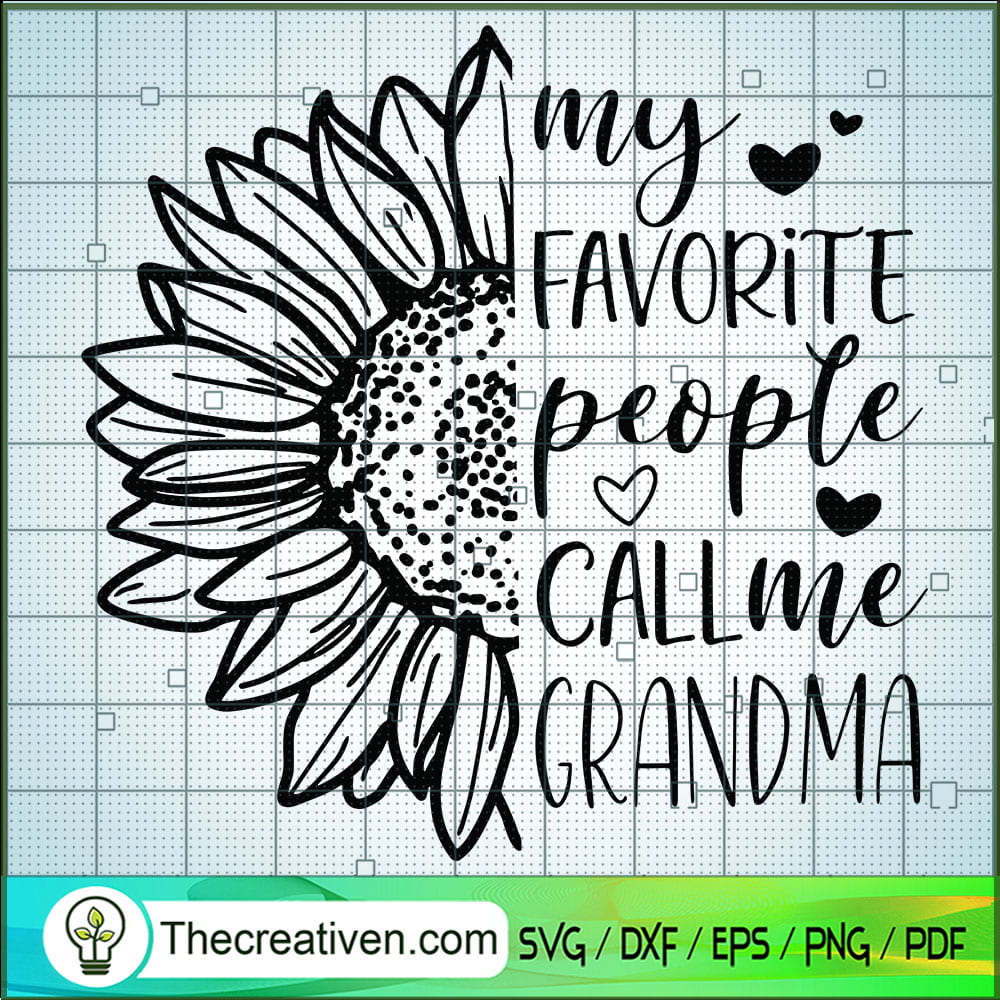 sunflower grandma svg – Free SVG Cut Files