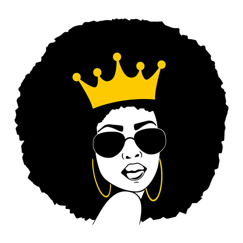 afro lady svg free – Free SVG Cut Files
