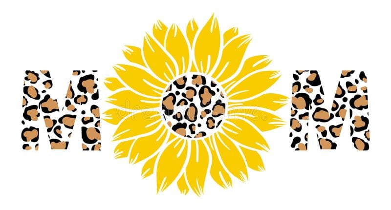 Leopard Print Sunflower Svg – Free SVG Cut Files